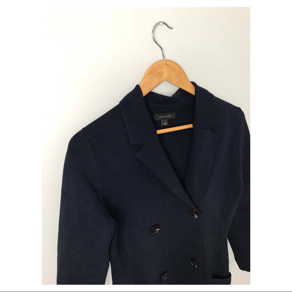 Ann Taylor Heavy Knit Blazer S
